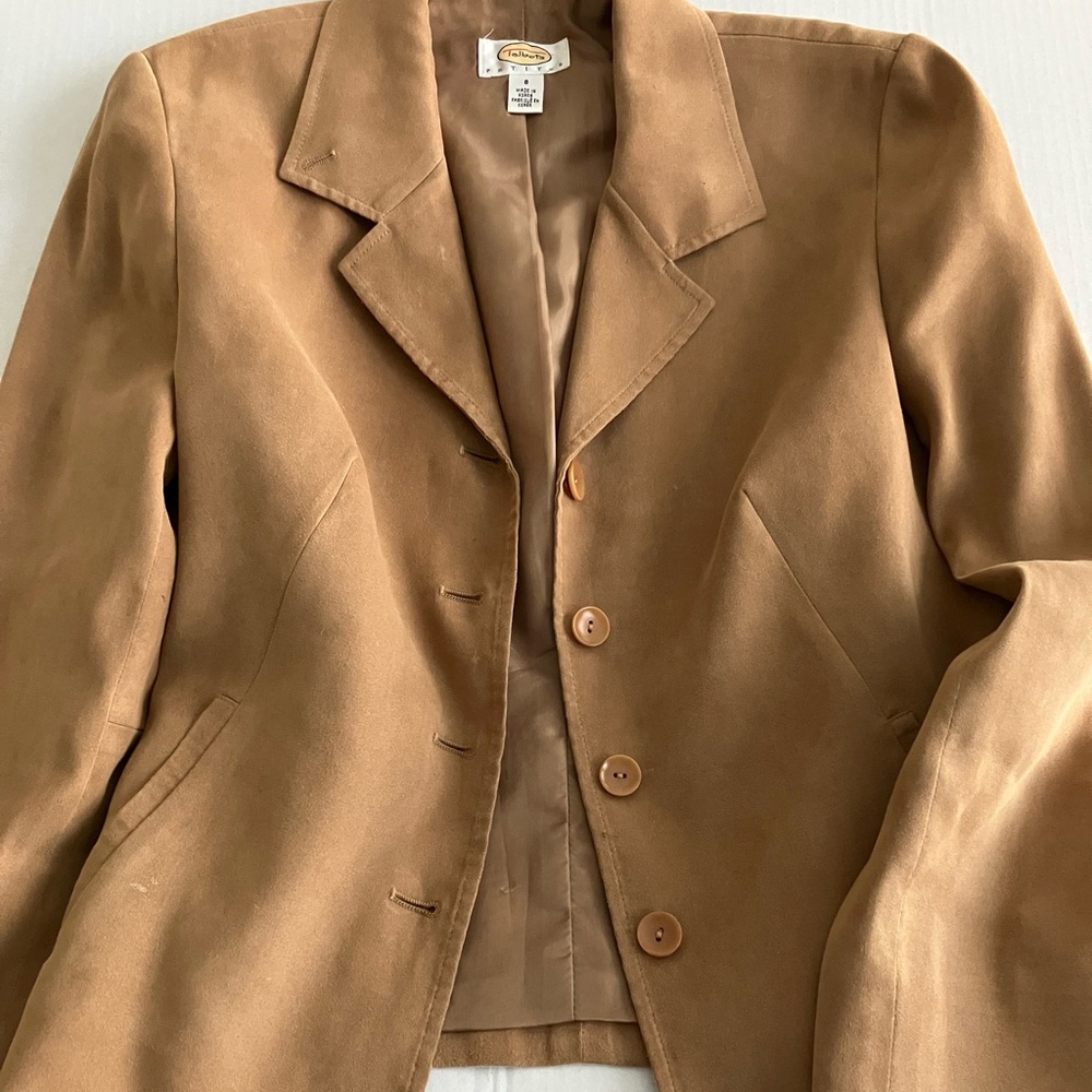 Talbots Faux Suede Blazer